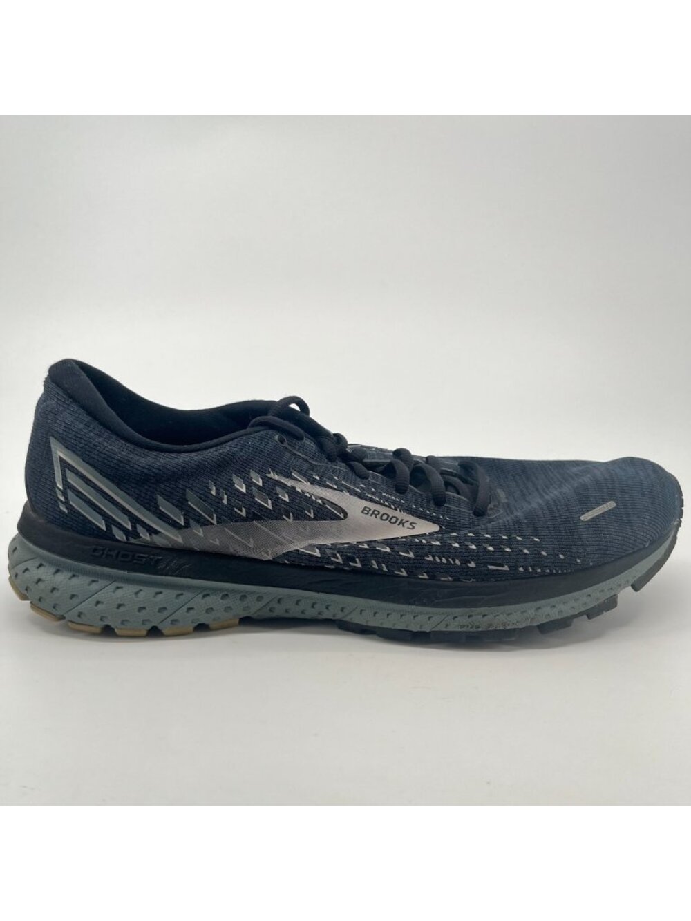 Brooks Ghost 13 Mens Size 12.5 Blue Gray Athletic Running Walking Shoes Sneakers